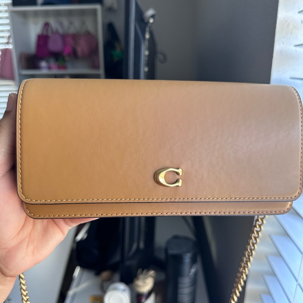 Coach Evie long wallet with chain